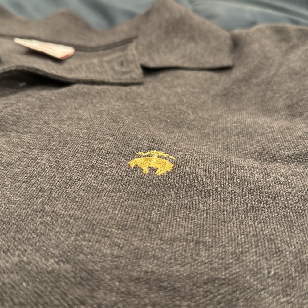 Brooks Brothers Grey polo shirt, size S + FREE M.Singer polo shirt made in USA